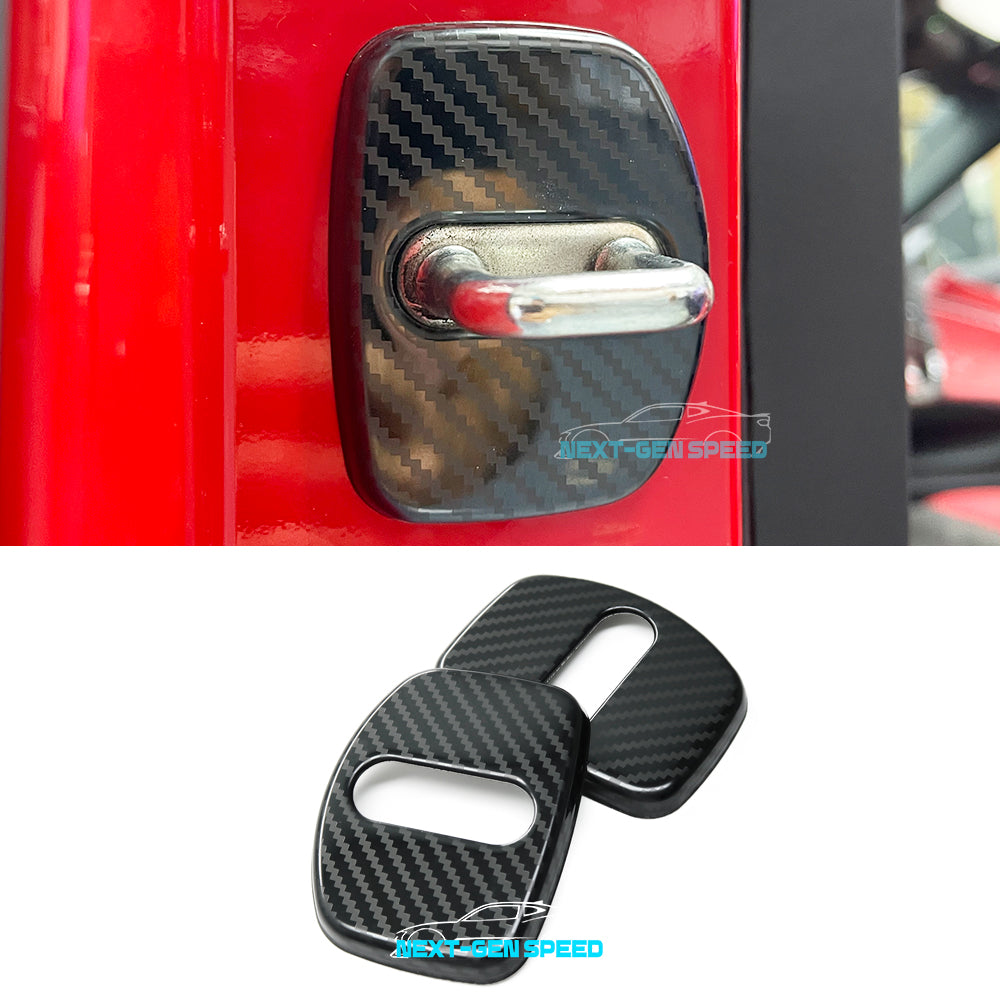 C8 Corvette Carbon Fiber Stainless Steel Door Striker