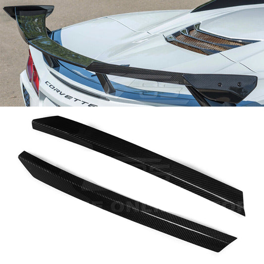 C8 Corvette Stingray Z51 Rear Spoiler Add-on Wicker Extentions