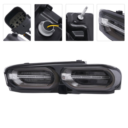 2019-24 Camaro Darkened Smoked Clear LED Tail Lamps