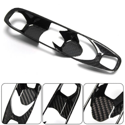 C8 Corvette Real Carbon Fiber Transmission Control Outer Trim Cover | Black/Red/Blue Carbon
