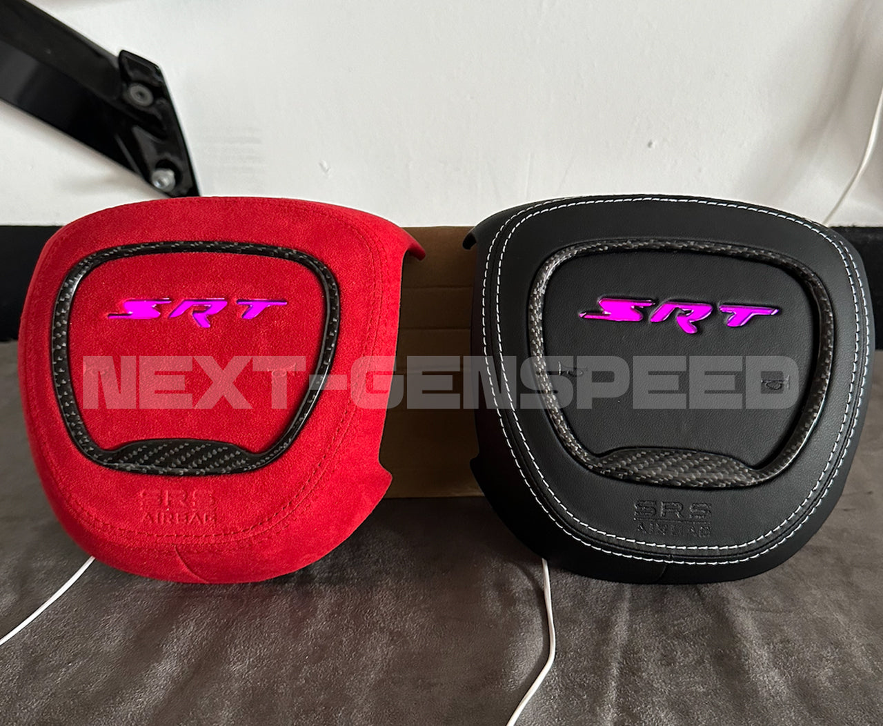 Dodge Charger/Challenger SRT RGB LED Customizable Steering Wheel Airbag Cover