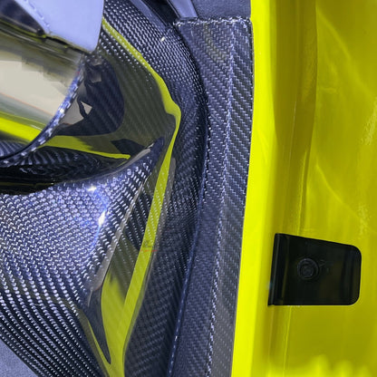 C8 Corvette Carbon Fiber Interior Side Dash Entry Trim Kit | Stingray / Z06 / E-Ray