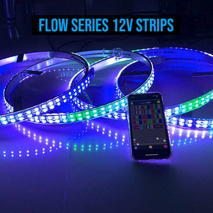 Multicolor Flow Series LED Car Interior Ambient Foot Well Lighting Kit