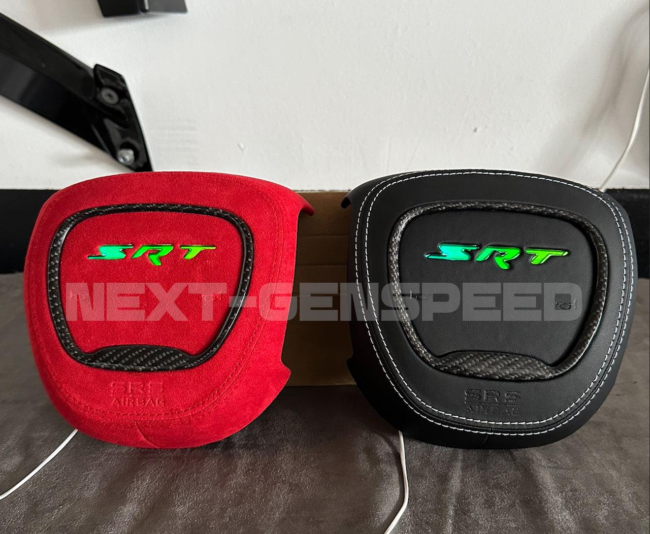 Dodge Charger/Challenger SRT RGB LED Customizable Steering Wheel Airbag Cover