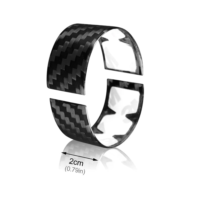 C8 Corvette Steering Wheel Carbon Fiber Top Strip Trim Cover | Next-Gen Carbon