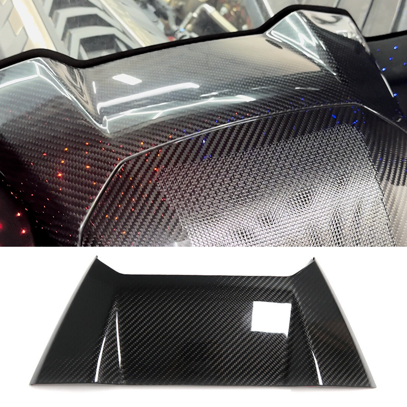 C8 Corvette Carbon Fiber Upper Waterfall Cover (Coupe/Convertible)  | Black / Red Carbon