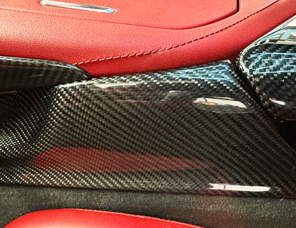 C8 Corvette Carbon Fiber Side Console Interior Trim Replacements | Next-Gen Carbon