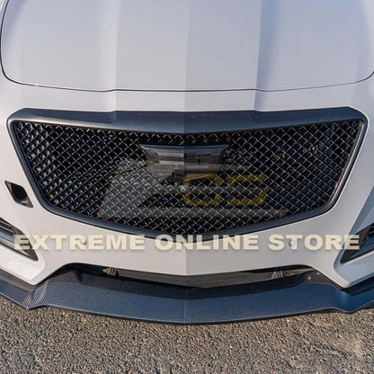 2014 - 19 Cadillac CTS Carbon Fiber Front Splitter &amp; Side Skirts