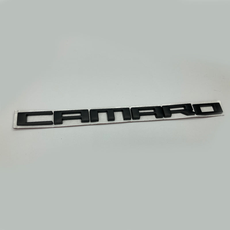 2010 - 24 Camaro Fender Badge Camaro Logo | Black / Red