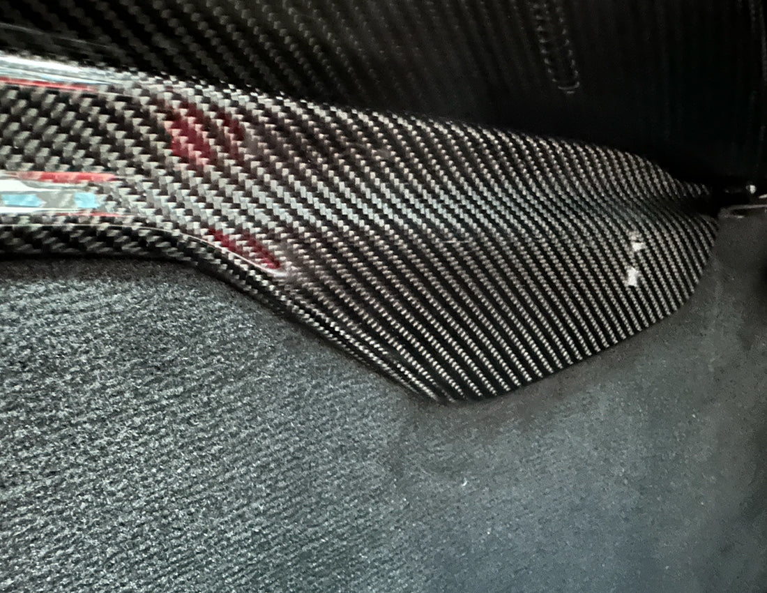 C8 Corvette Carbon Fiber Side Console Interior Trim Replacements | Next-Gen Carbon