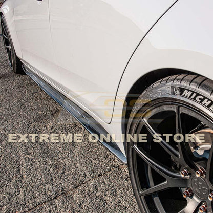2014 - 19 Cadillac CTS Carbon Fiber Front Splitter &amp; Side Skirts