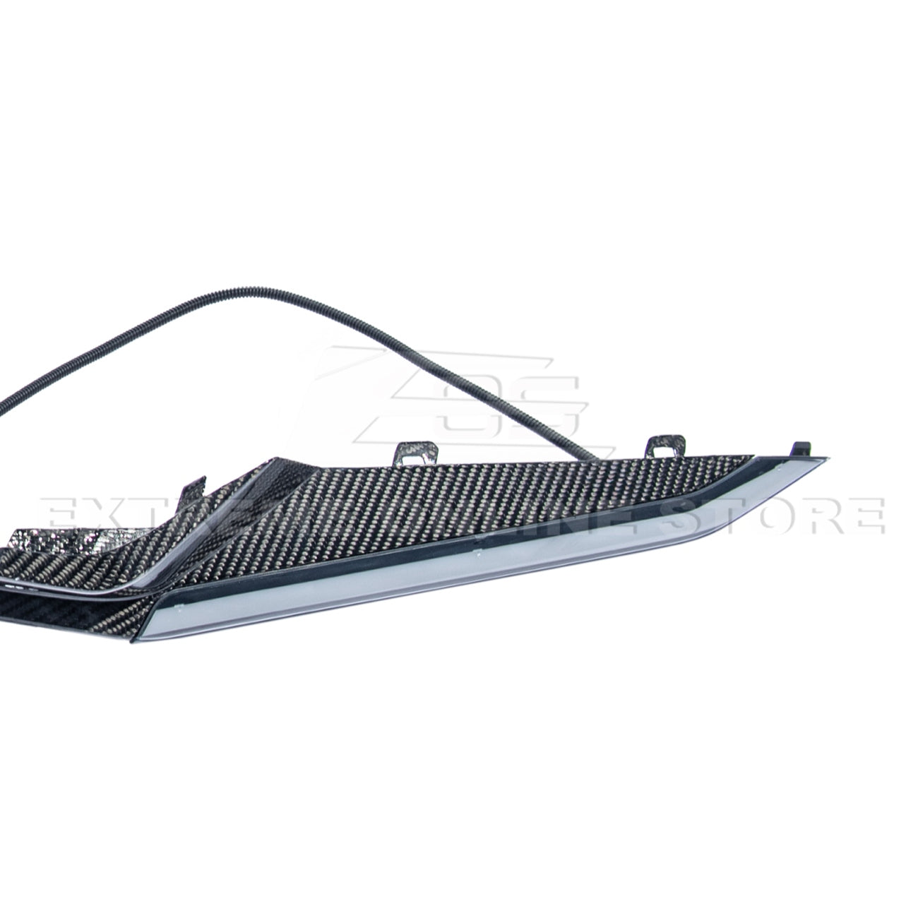 C8 Corvette Z06 RGB Flow LED DRL Light Bar Bezels | Carbon Flash / Carbon Fiber image 2