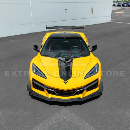 C8 Corvette Z06 Z07 Extended Package Front Splitter &amp; Canards
