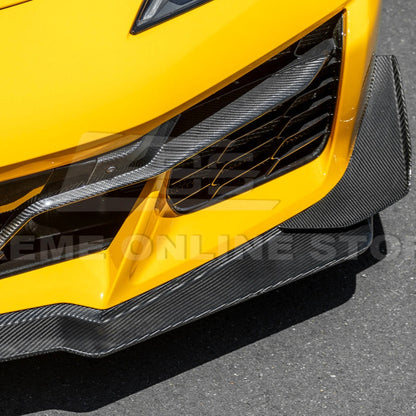 C8 Corvette Z06 Z07 Extended Package Front Splitter &amp; Canards