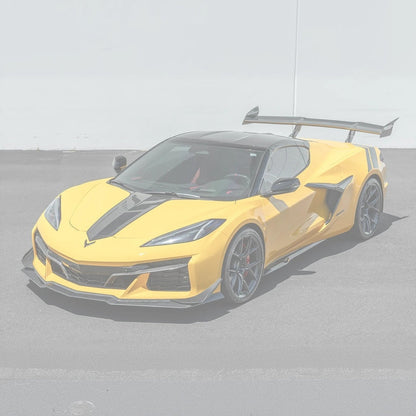 C8 Corvette Z06 Z07 Extended Package Front Splitter &amp; Canards