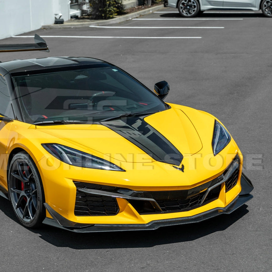 C8 Corvette Z06 Z07 Extended Package Front Splitter &amp; Canards