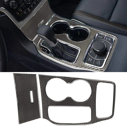 2017 - 21 Grand Cherokee Trackhawk Carbon Fiber Center Console Trim Kit