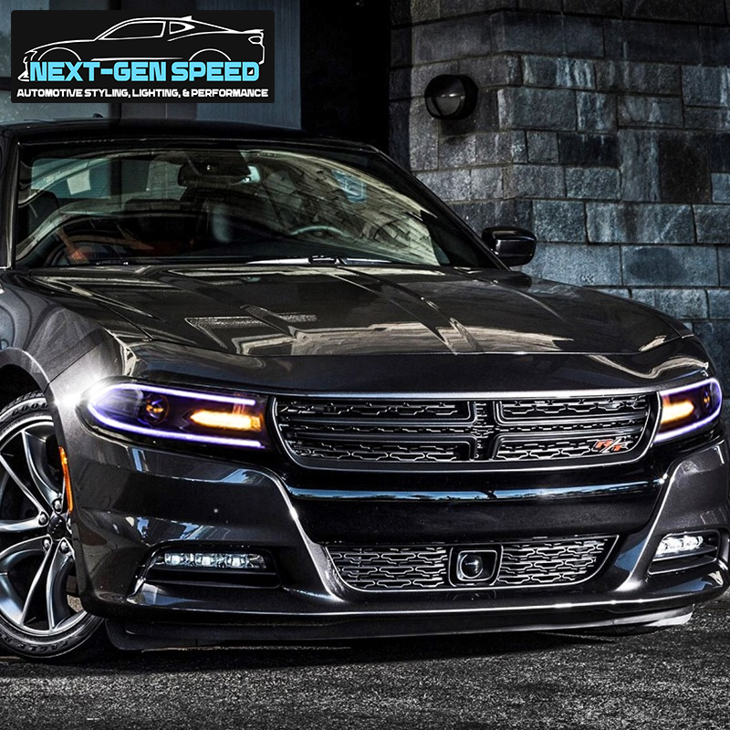 2015 - 24 Prebuilt RGB LED Projector Headlights (Color Changing/Bluetooth) | SRT/RT/GT/SXT)