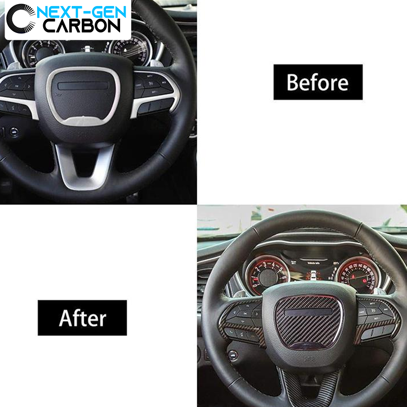 2015 - 24 Challenger/Charger Colored Steering Wheel Cover Kit