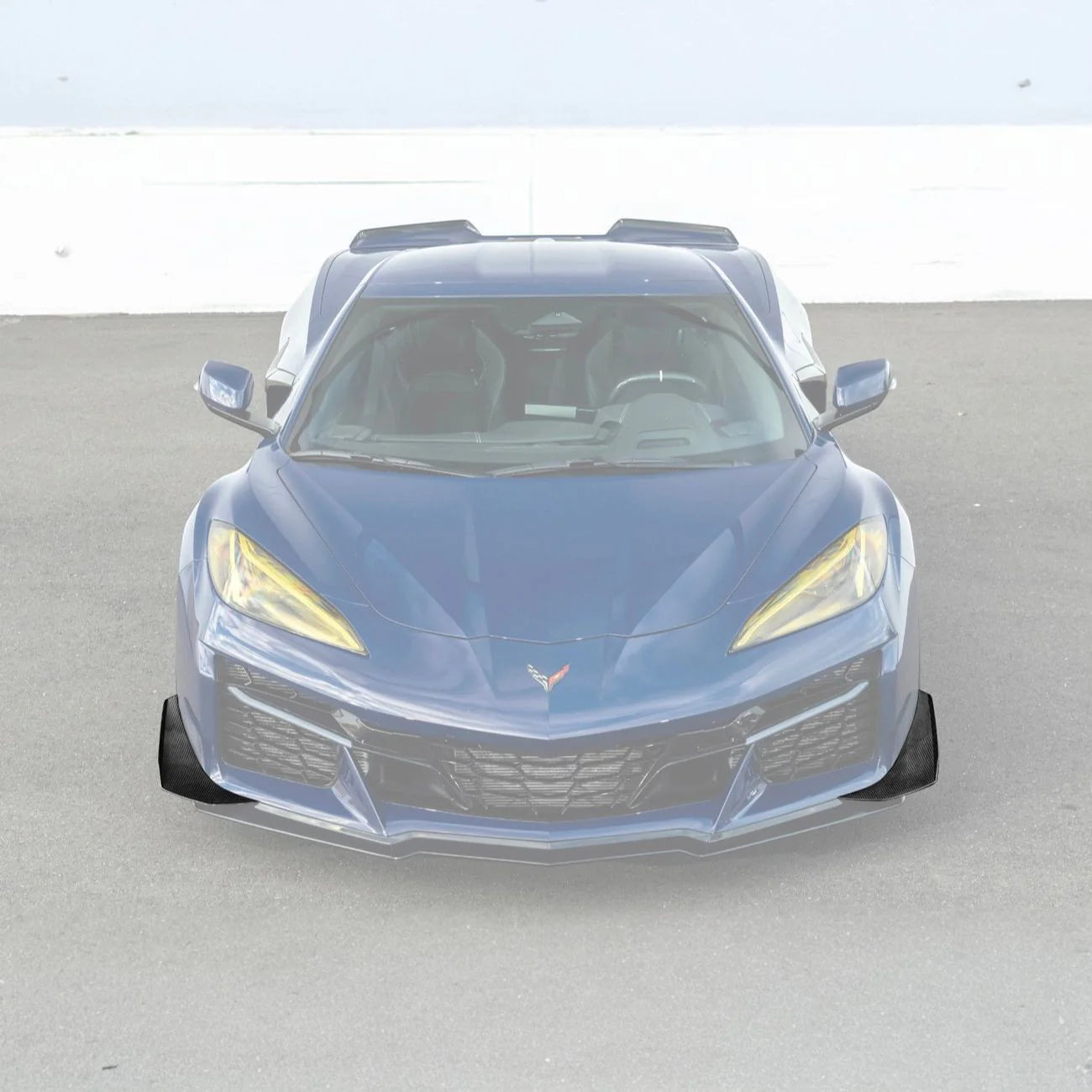 Corvette C8 Carbon Fiber Z07 Performance Package Front Canards image 0