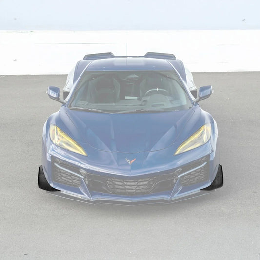 Corvette C8 Carbon Fiber Z07 Performance Package Front Canards image 0