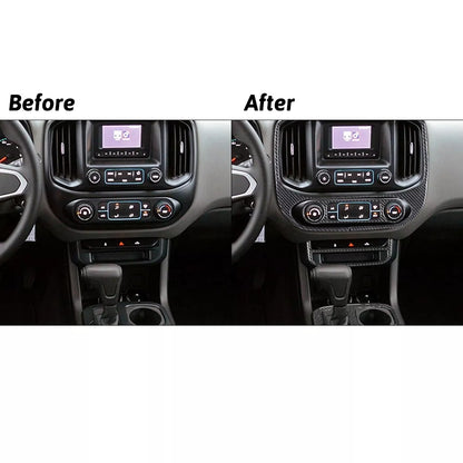 2015 - 20 GMC Canyon / Chevy Colorado Carbon Fiber Gear Shift Overlay | Next-Gen Carbon