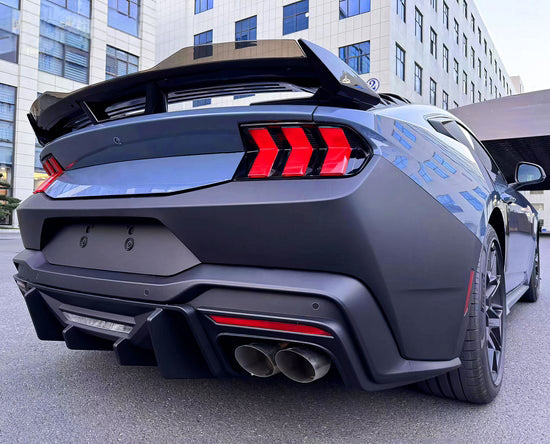 2024+ Mustang 650 Coupe Dark Horse Gloss Black High Wing