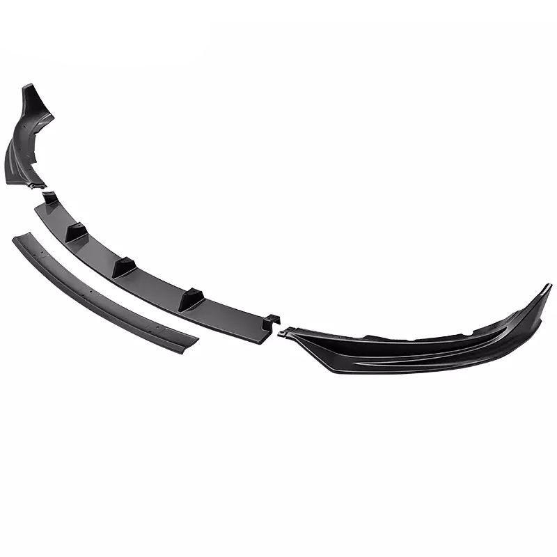 2017 - 23 Model 3 Gloss Black Front Bumper Lip Splitter 4PC