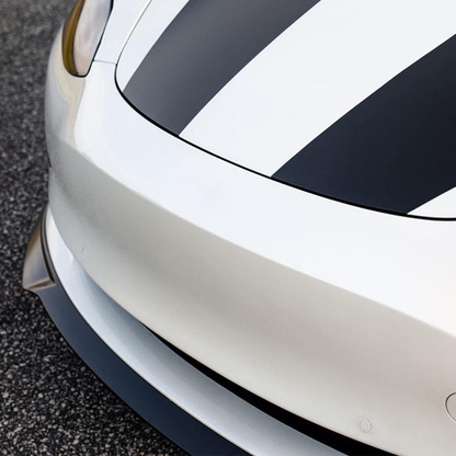 2017 - 24 Tesla Model 3 Carbon Fiber Front Bumper Lip Spoiler