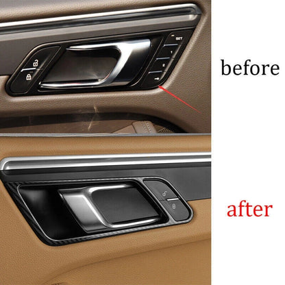 2014 - 21 Porsche Macan Carbon Fiber Interior Door Handle Trim