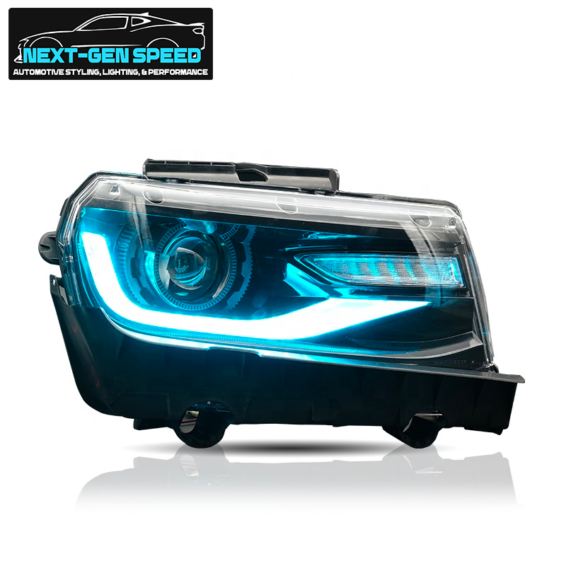 2014 - 15 Camaro Prebuilt Color Changing RGB 6th Gen Style Headlights