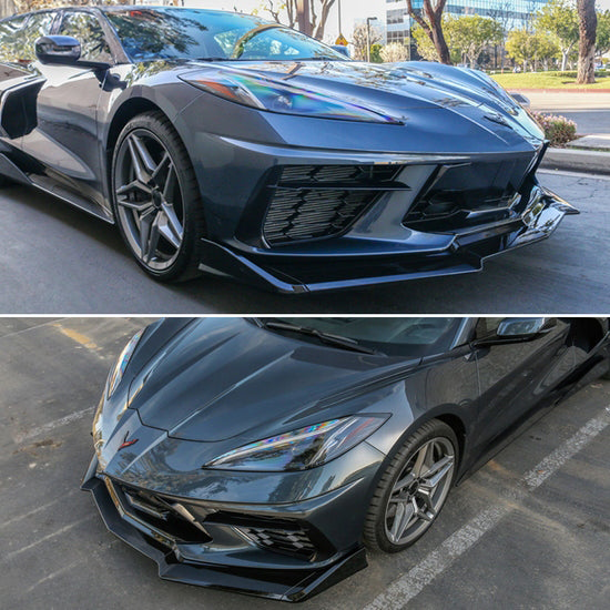 C8 Corvette IKON Style 5pc Front Splitter Lip