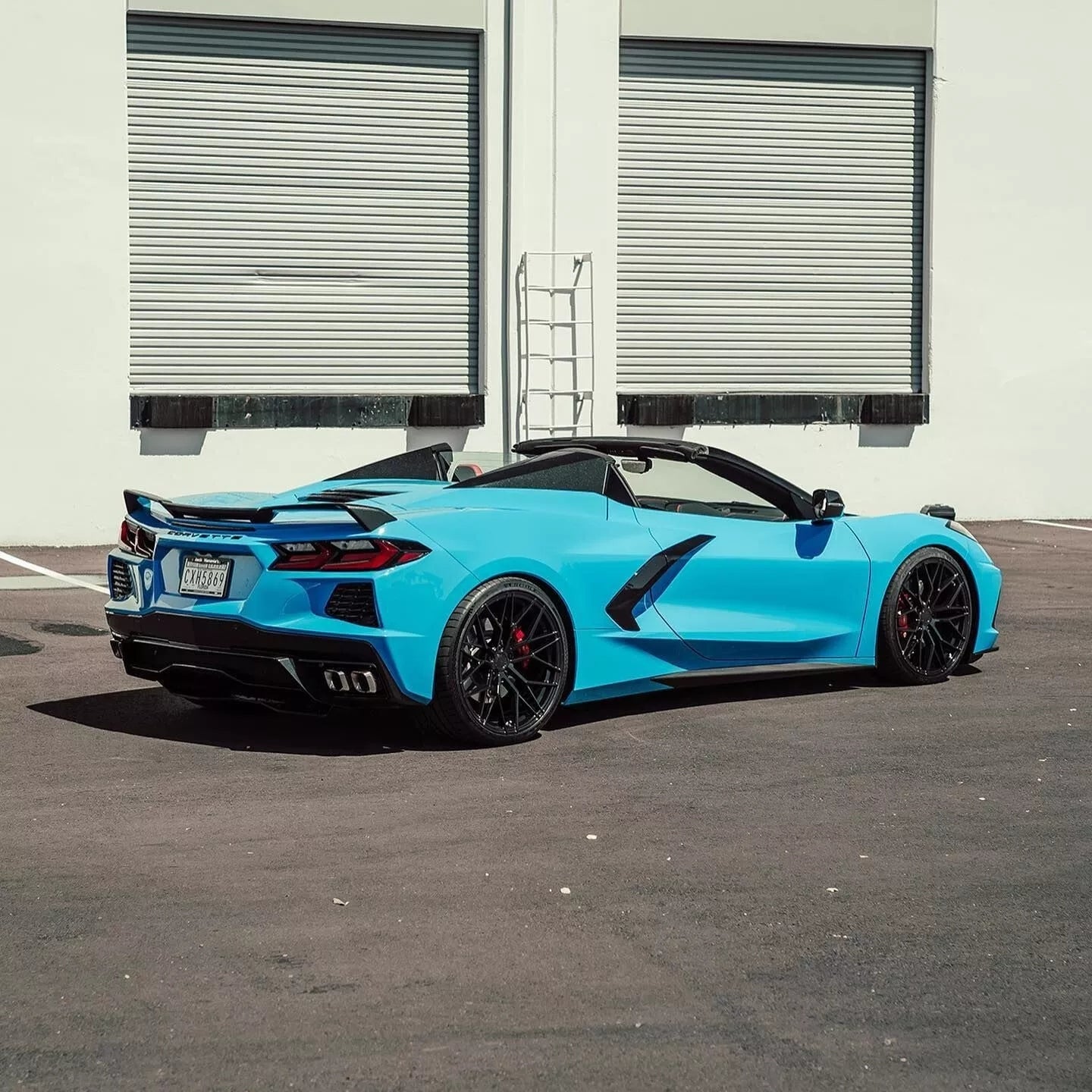 20"21" Chevrolet Corvette C8 Stingray Wheels/Rims M520R Gloss Black 5x120 lugs