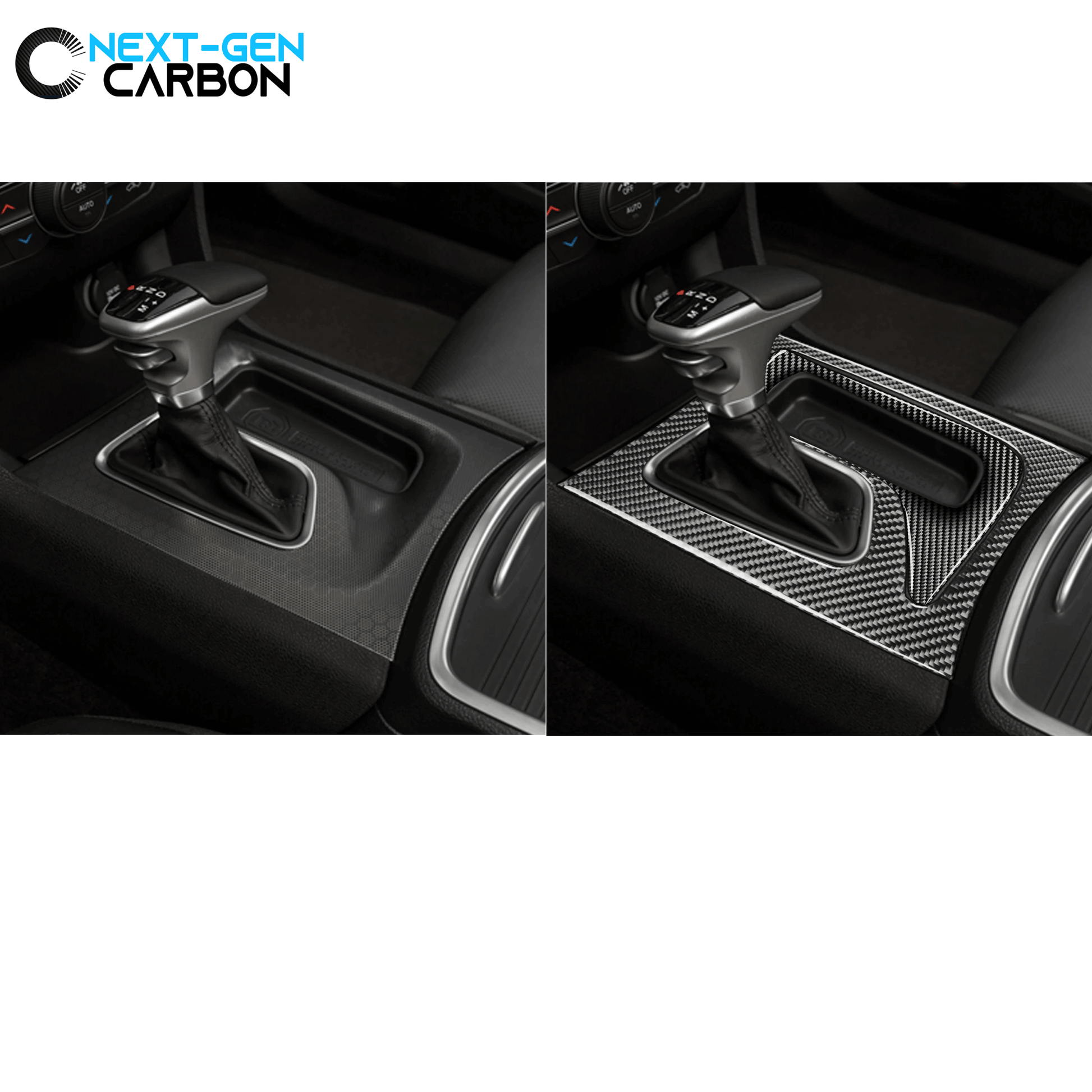 2015 - 24 Dodge Charger Carbon Fiber Gearshift Insert Overlay | Next-Gen Carbon
