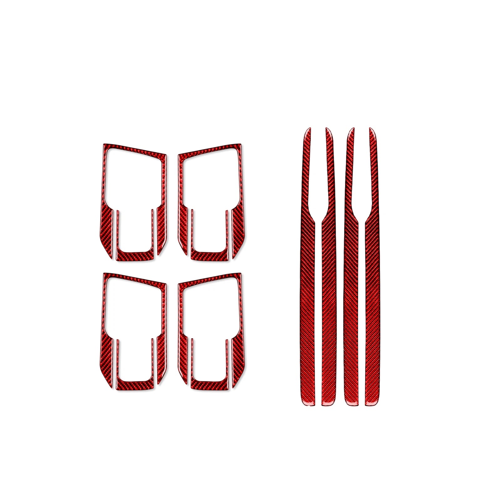2016 - 18 Dodge Ram Carbon Fiber Interior Door Panel Trim Kit | Next-Gen Carbon