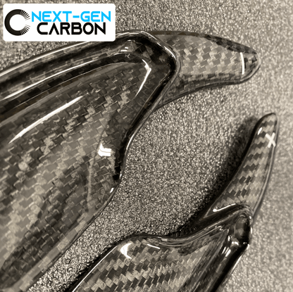 2014 - 19 C7 Corvette Carbon Fiber Paddle Shifter Cover Extensions | Next-Gen Carbon