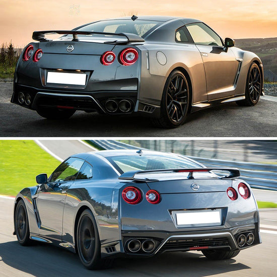 2009 - 22 Nissan R35 GTR Rear Bumper Conversion &amp; Tail lights Kit