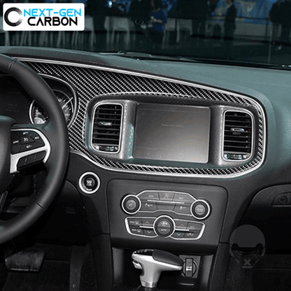 2015 - 24 Dodge Charger Real Carbon Fiber Interior Trim Cover Kit | Next-Gen Carbon