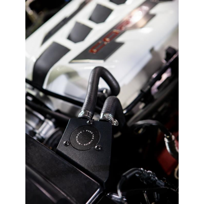 C8 Coupe Mishimoto Baffled Oil Catch Can