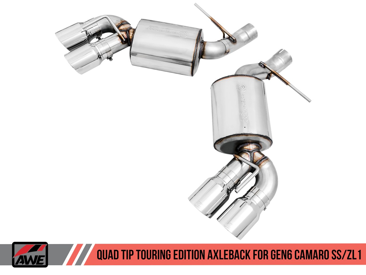 2016 - 24 Camaro SS/LT1/ZL1 Touring Axle-Back Exhaust - Quad Exhaust | AWE Tuning