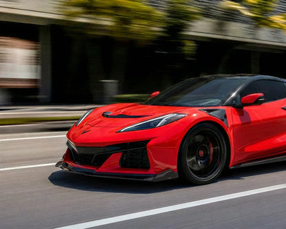 C8 Corvette ZR1 Style Functional Hood | Carbon Fiber image 4