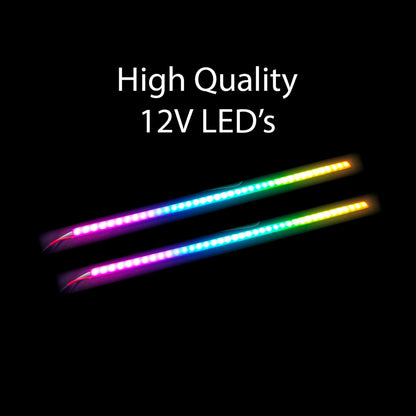 2010-15 Camaro Smoked RGB/Flow Series LED Side Markers | Color Changing