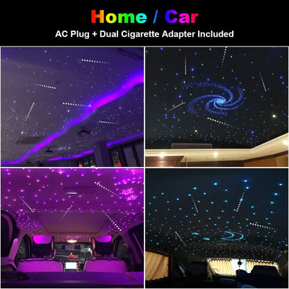 Star Light Meteor/Shooting Star Headliner LED Ceiling Kit - Twinkle | Dual Port | Assorted | Bluetooth/Remote image 5
