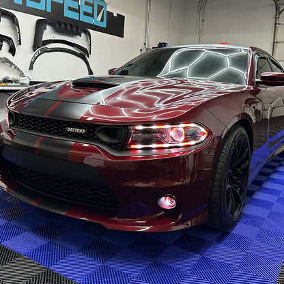 2015 - 24 Charger Fog Light Flowseries Halo Kit