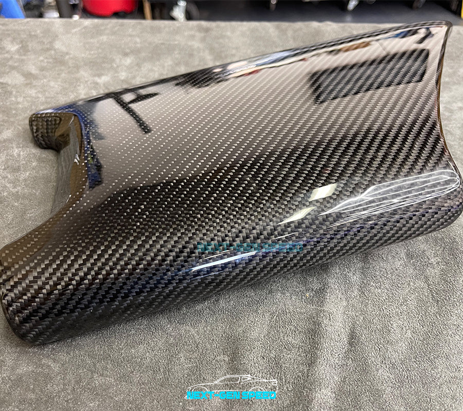 C8 Corvette Carbon Fiber Center Console Lid Replacement | Next-Gen Carbon
