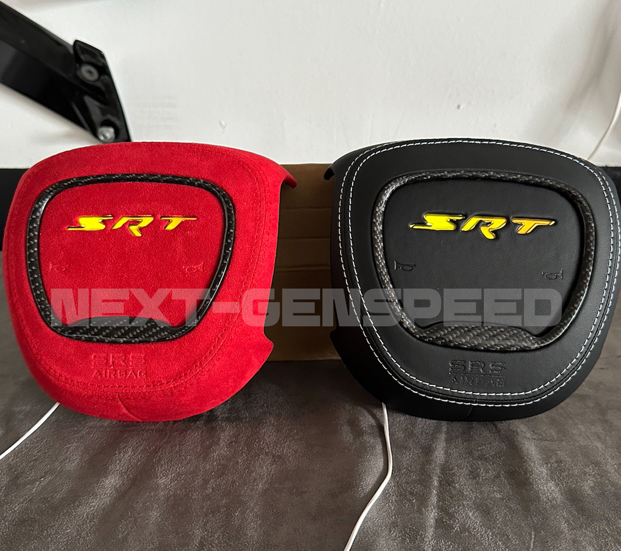 Dodge Charger/Challenger SRT RGB LED Customizable Steering Wheel Airbag Cover
