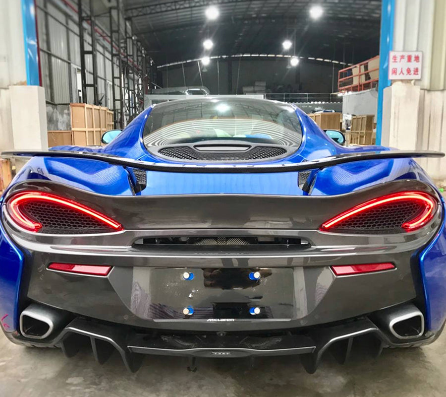 McLaren XR Carbon Fiber High Wing Spoiler | 2015+ 570S 570GT 540C