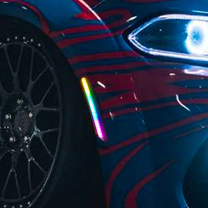 2015-24 Charger Smoked RGB/Flow LED Side Marker Lights - Color Changing