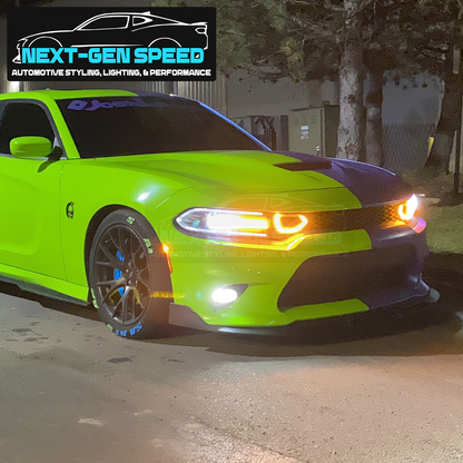 2015 - 24 Charger SRT Grille Snorkel LED Lights (Slimbody/Widebody)