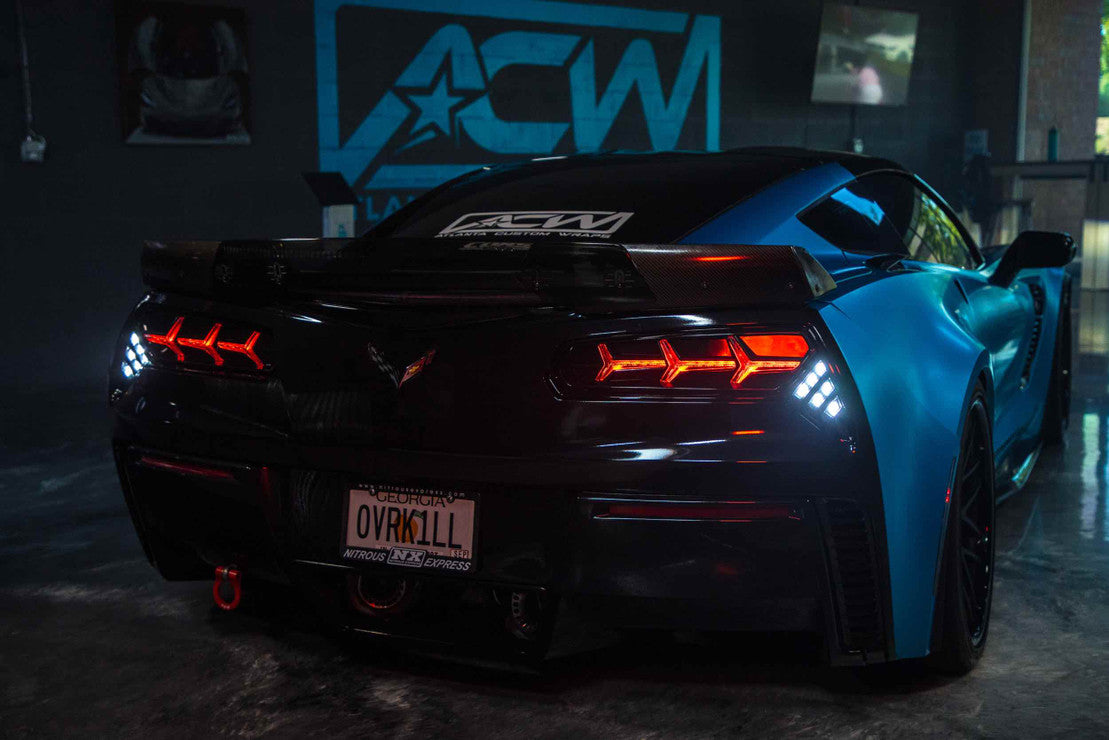 2014 - 19 Corvette C7 XB Smoked LED Tail Lights | Morimoto